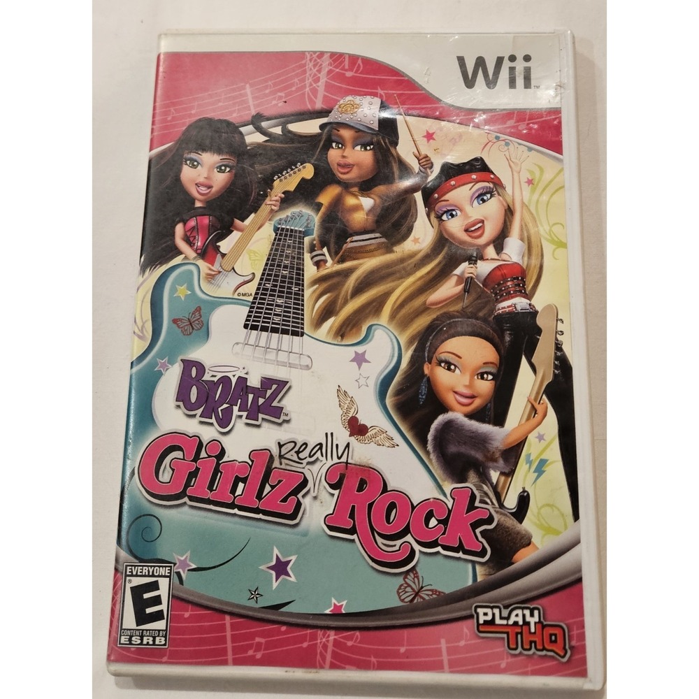 Bratz‎ Girlz Really Rock Nintendo Wii Complete CIB w/ Manual